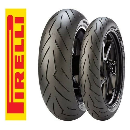 Pirelli Set 120/70ZR17 (D) ve 190/50ZR17 Diablo Rosso III Ön Arka Takım