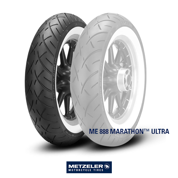 Metzeler MT90B16 ME888 Marathon Ultra WW 74H Beyaz Yanaklı Arka