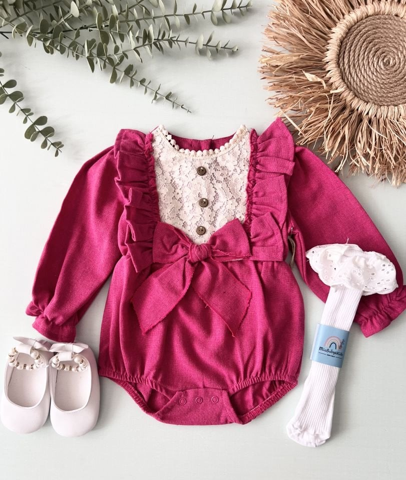 Lina Pembe Romper