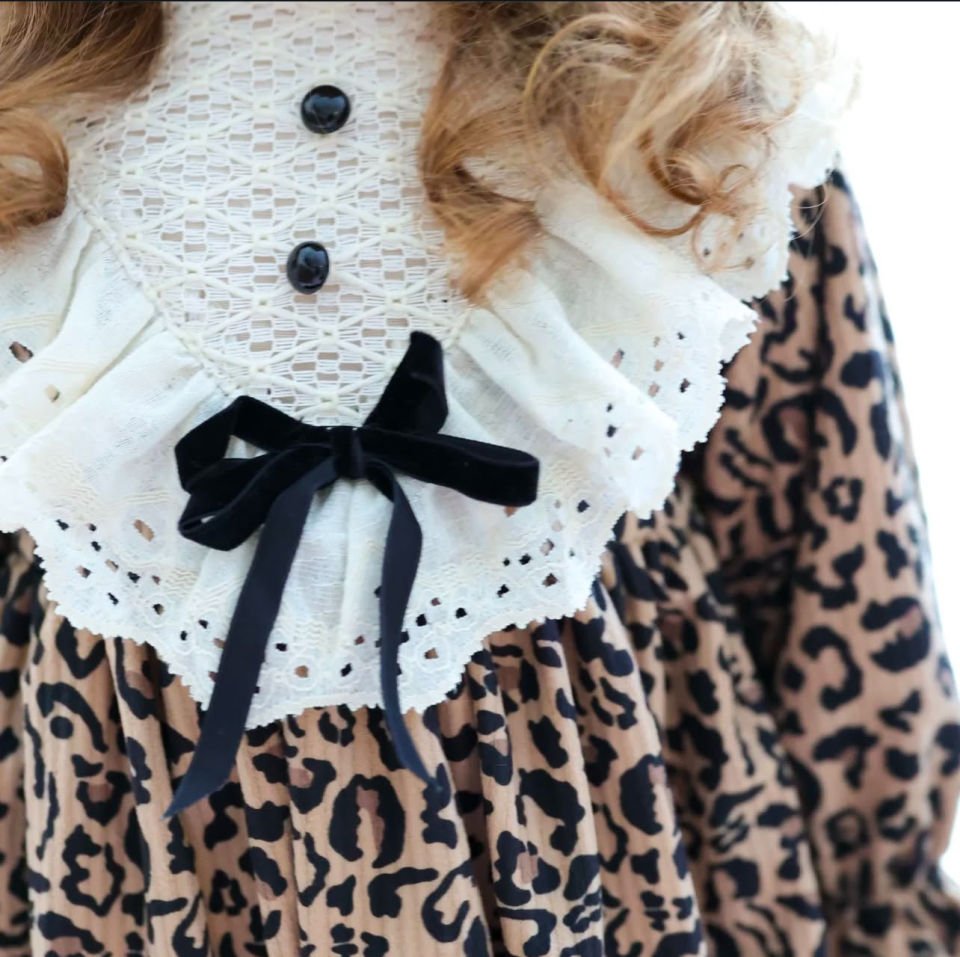 Emily Leoparlı Elbise