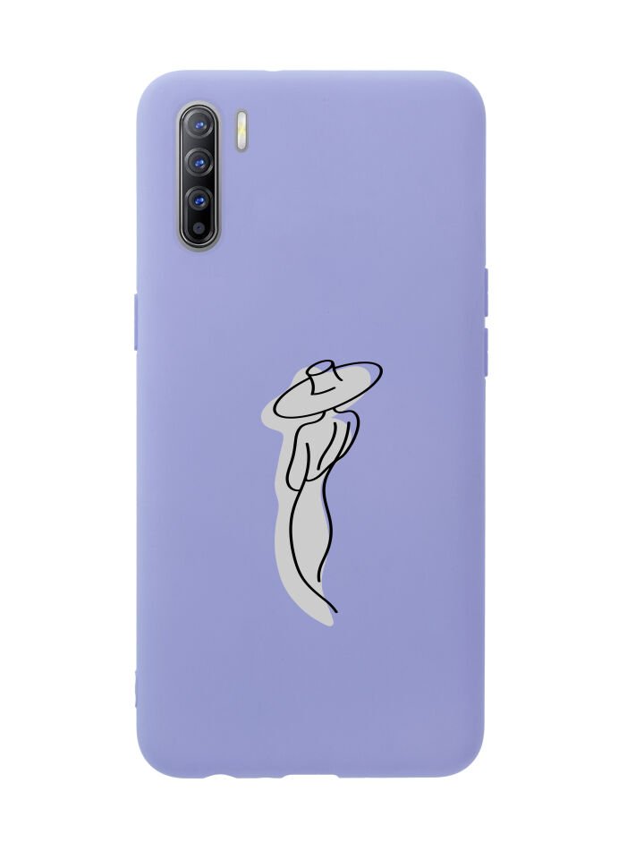 Oppo Reno 3 Madame Desenli Premium Silikonlu Telefon Kılıfı