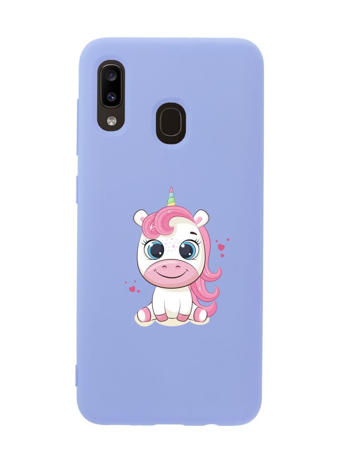 Samsung A20 Unicorn Premium Silikonlu Telefon Kılıfı
