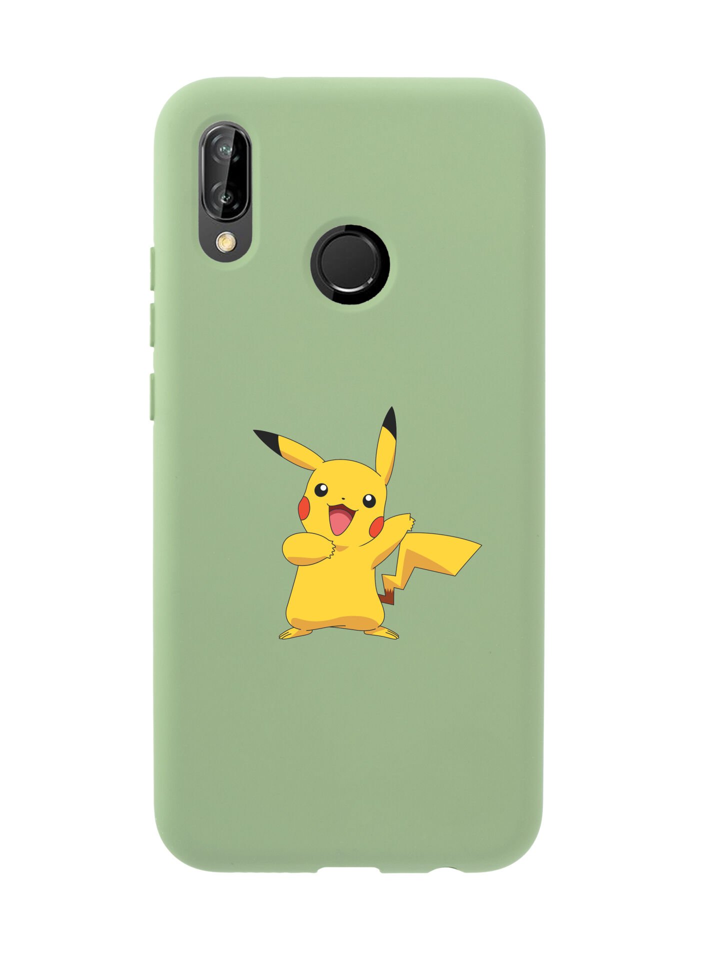 Huawei P20 Lite Pikachu Premium Silikonlu Telefon Kılıfı