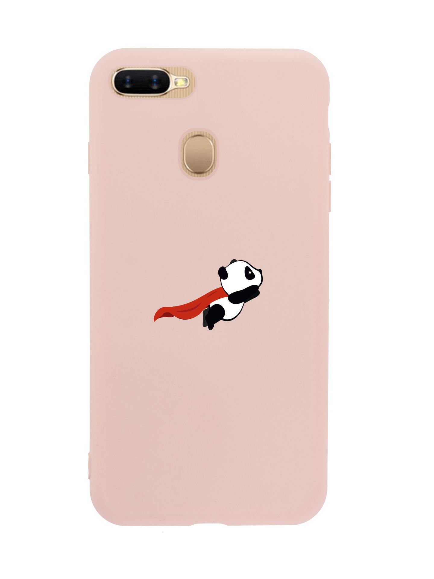 Oppo AX7 Uçan Panda Premium Silikonlu Telefon Kılıfı