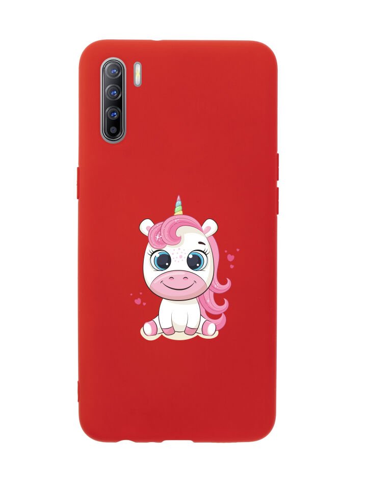 Oppo Reno 3 Unicorn Premium Silikonlu Telefon Kılıfı