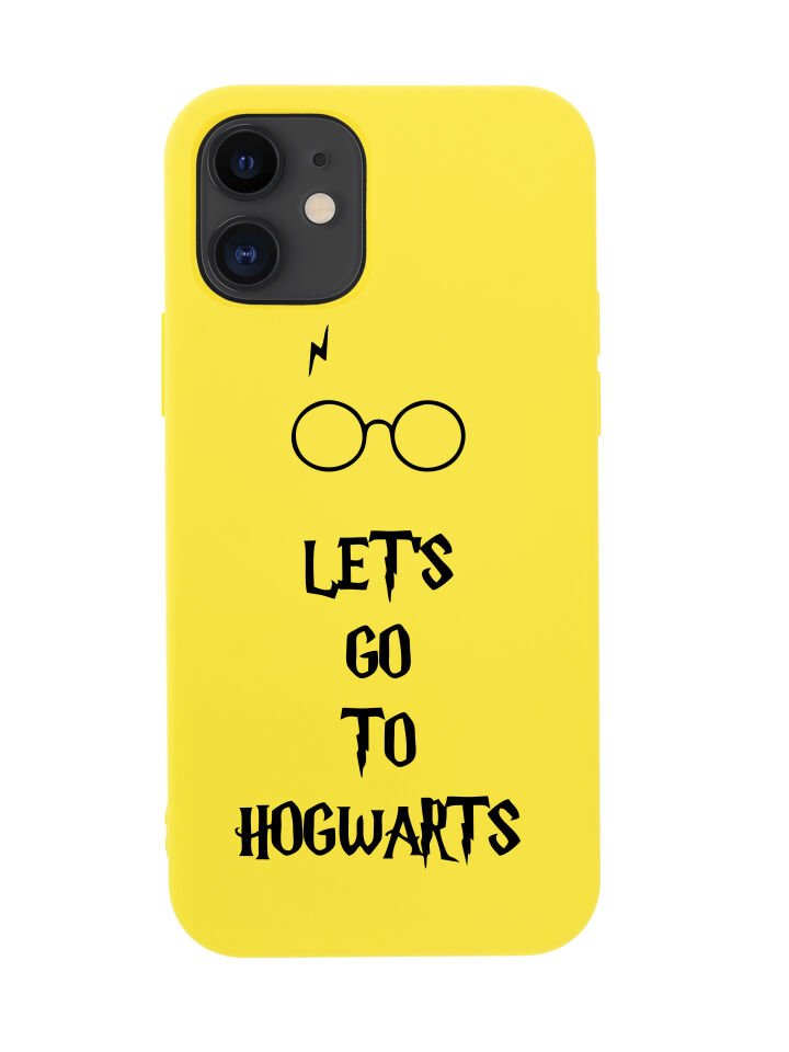 iPhone 12 Mini Let's Go Hogwarts Tasarımlı Telefon Kılıfı