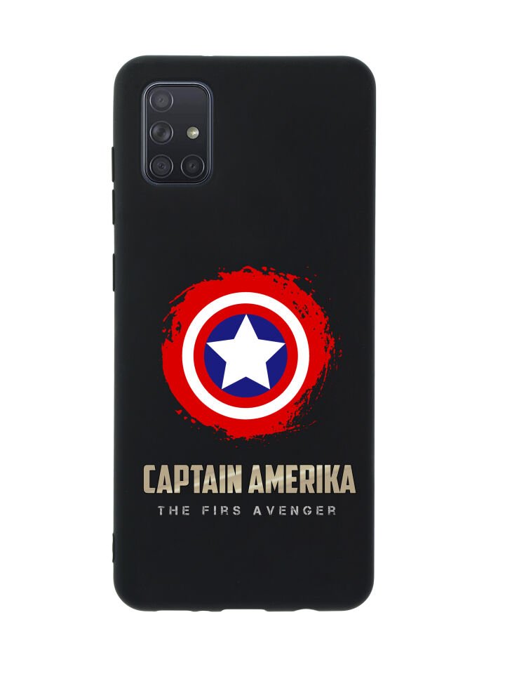 Samsung A71 Captain America Premium Silikonlu Telefon Kılıfı