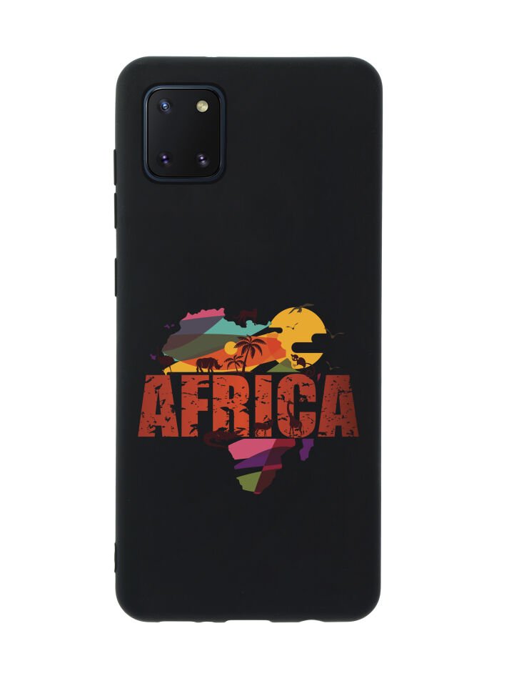 Samsung Note 10 Lite Africa Premium Silikonlu Telefon Kılıfı
