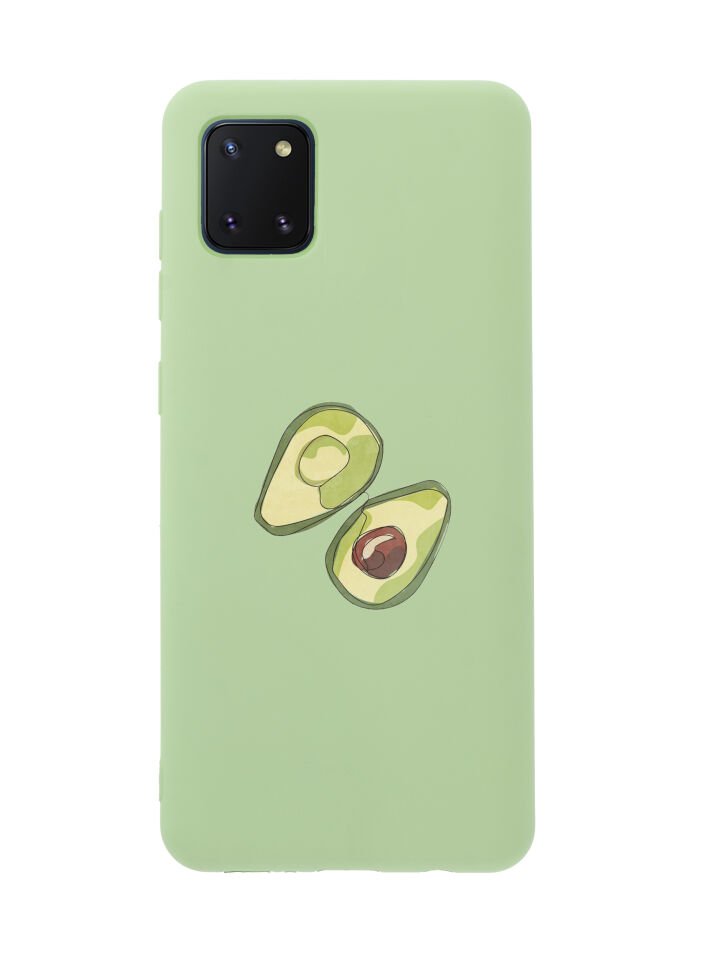 Samsung Note 10 Lite Avokado  Art Premium Silikonlu Telefon Kılıfı