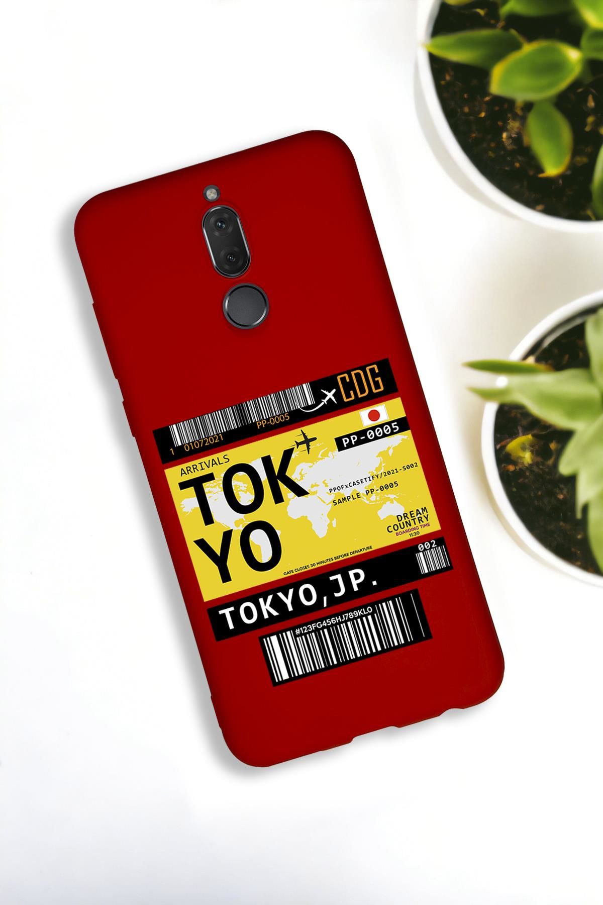 Huawei Mate 10 Lite Uyumlu Tokyo Desenli Premium Silikonlu Lansman Telefon Kılıfı