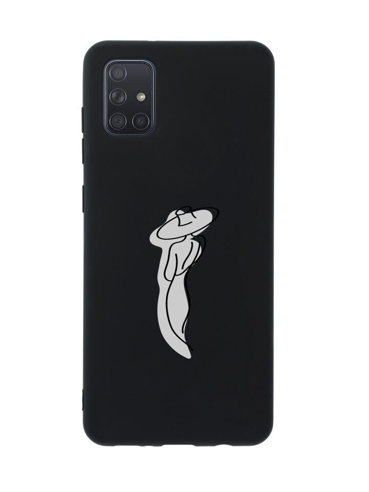 Samsung A71 Madame Desenli Premium Silikonlu Telefon Kılıfı