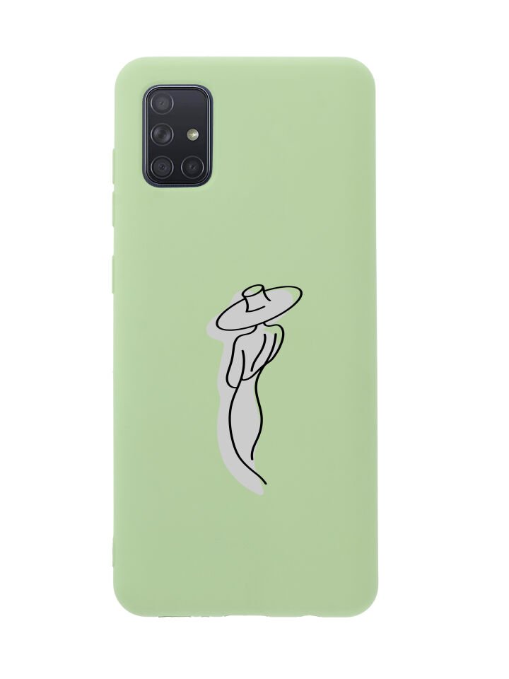 Samsung A71 Madame Desenli Premium Silikonlu Telefon Kılıfı