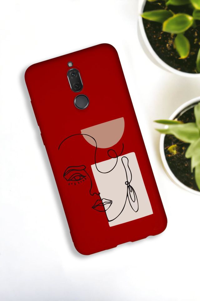 Huawei Mate 10 Lite Uyumlu Women Art Desenli Premium Silikonlu Lansman Telefon Kılıfı