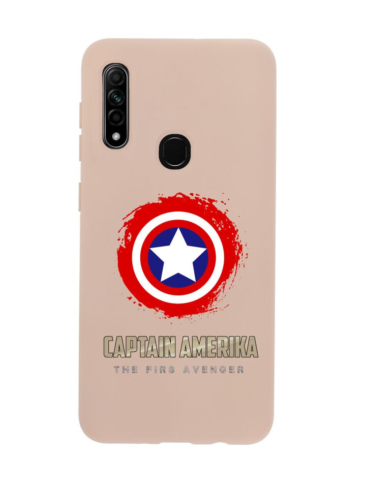 Oppo A31 Captain America Premium Silikonlu Telefon Kılıfı