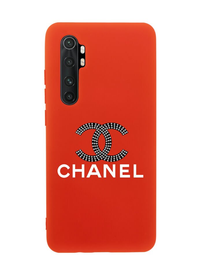 Xiaomi Note 10 Lite Channel Desenli Premium Silikonlu Telefon Kılıfı