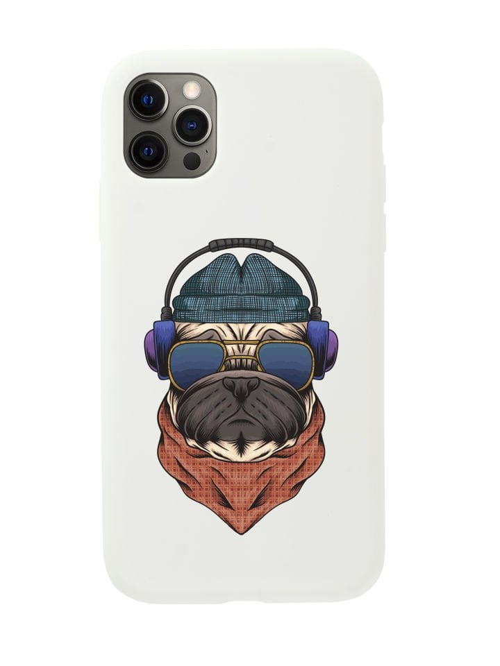 iPhone 12 Pro Max Pug Premium Lansman Silikonlu Kılıf