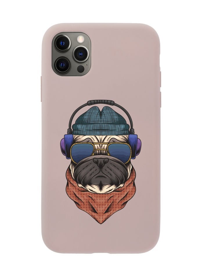 iPhone 12 Pro Max Pug Premium Lansman Silikonlu Kılıf