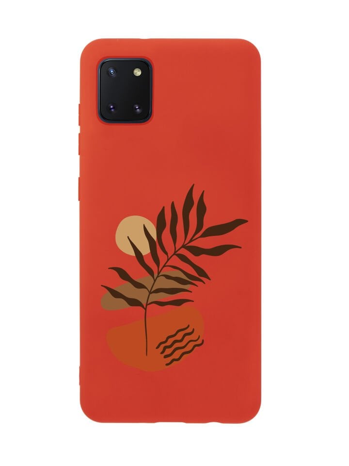 Samsung Note 10 Lite Floral Art Premium Silikonlu Telefon Kılıfı