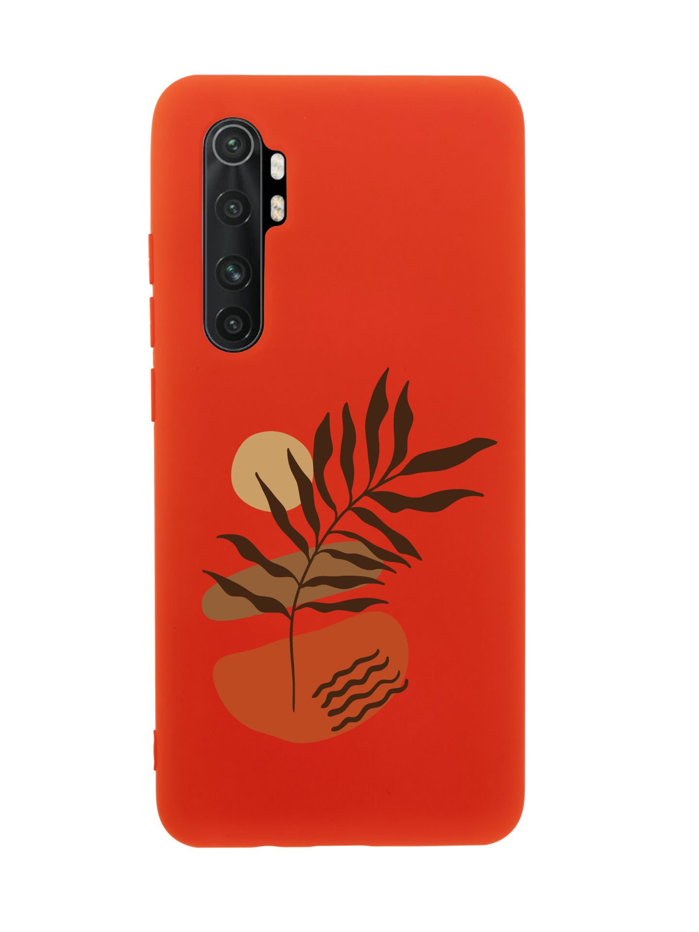 Xiaomi Note 10 Lite Floral Art Premium Silikonlu Telefon Kılıfı