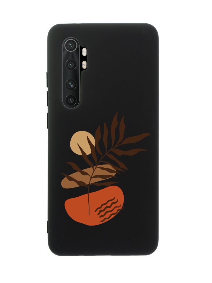 Xiaomi Note 10 Lite Floral Art Premium Silikonlu Telefon Kılıfı