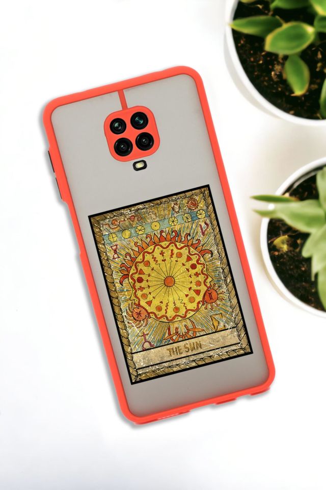 Xiaomi Redmi Note 9 Pro Uyumlu The Sun Deer Desenli Buzlu Şeffaf Lüx Telefon Kılıfı