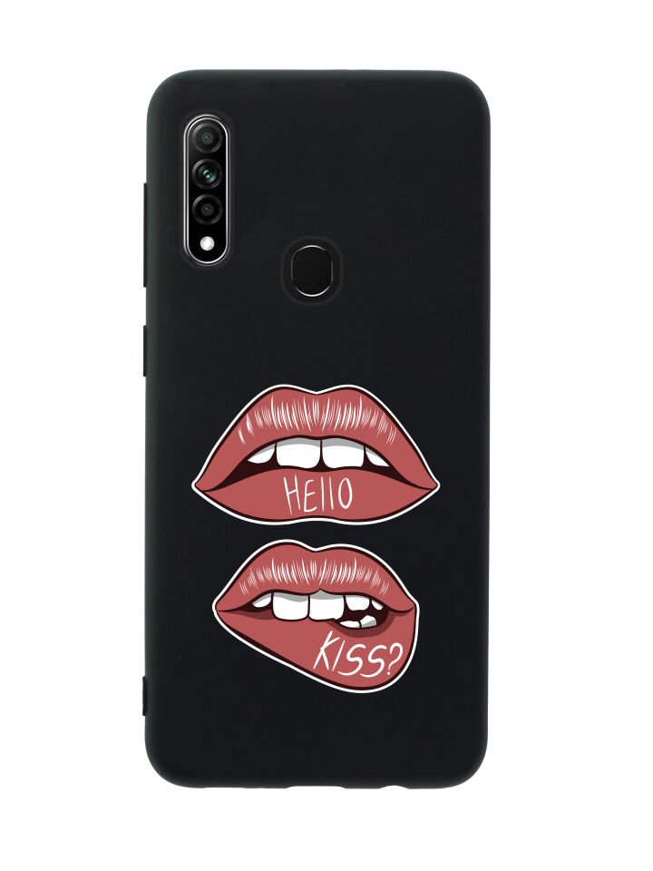 Oppo A31 Hello Kiss Premium Silikonlu Telefon Kılıfı