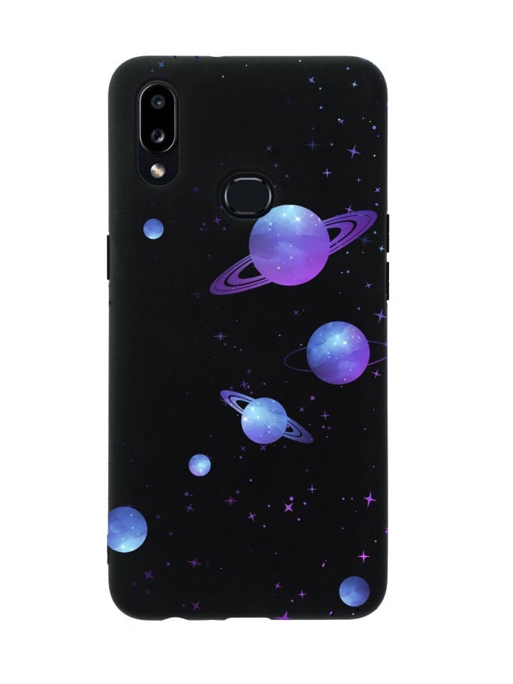 Samsung A10s Galaxy and Stars Premium Silikonlu Telefon Kılıfı