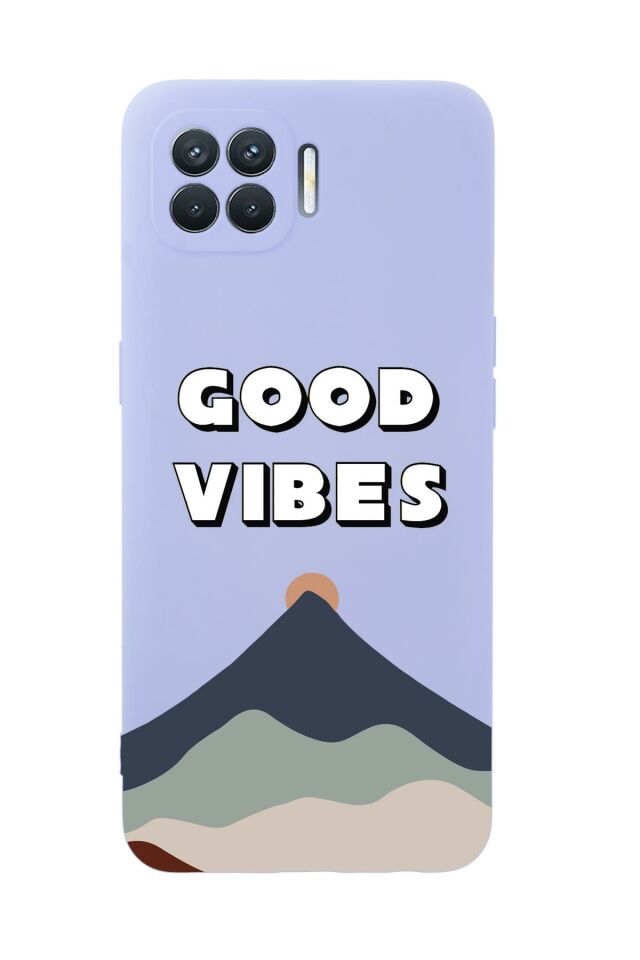 Oppo Reno 4 Lite Good Vibes Premium Silikonlu Telefon Kılıfı