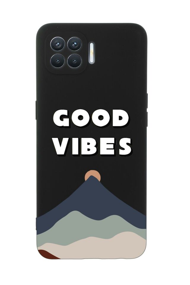Oppo Reno 4 Lite Good Vibes Premium Silikonlu Telefon Kılıfı