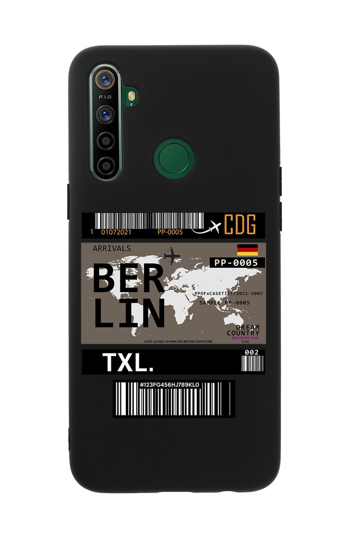 Realme 5i Berlin Premium Silikonlu Telefon Kılıfı