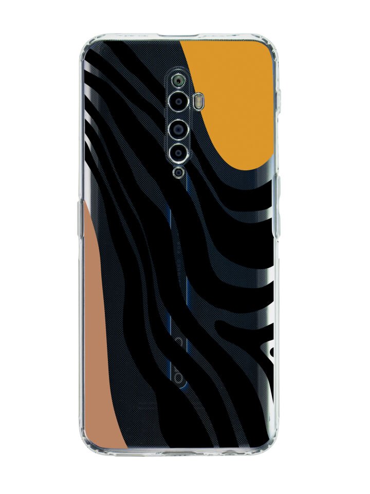 Oppo Reno 2Z Modern Art Şeffaf Telefon Kılıfı