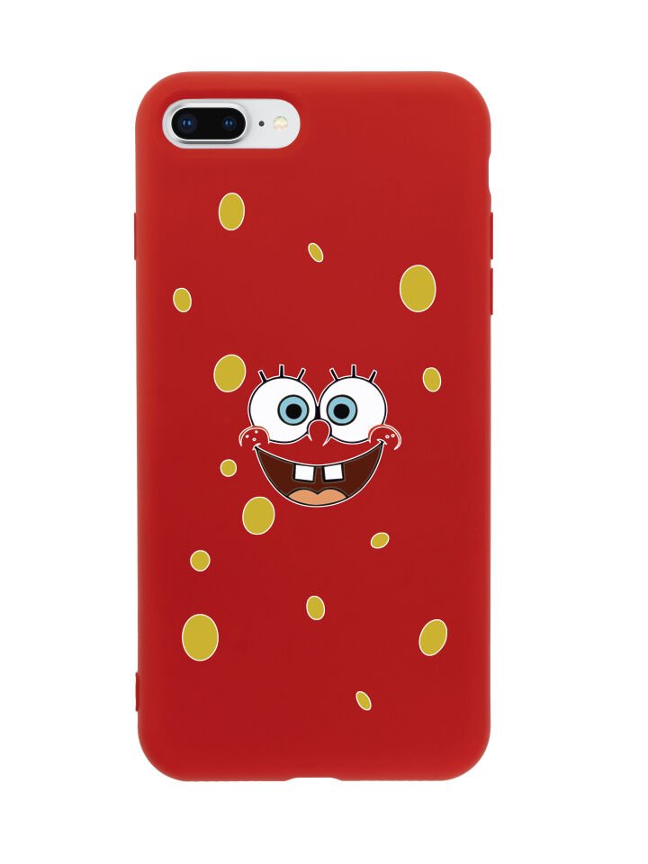 iPhone 8 Plus Sponge Bob Tasarımlı Telefon Kılıfı