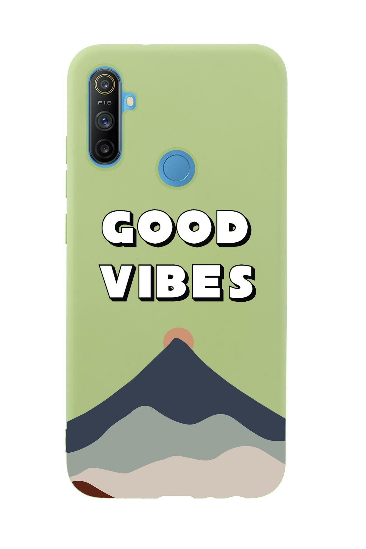Realme C3 Good Vibes Premium Silikonlu Telefon Kılıfı