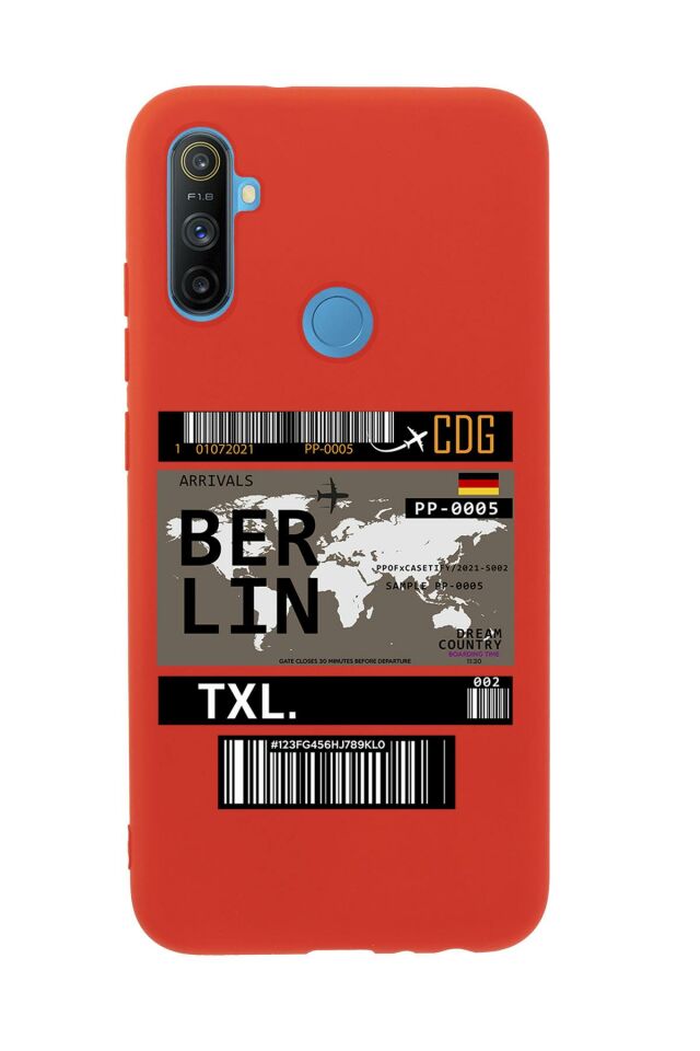 Realme C3 Berlin Premium Silikonlu Telefon Kılıfı