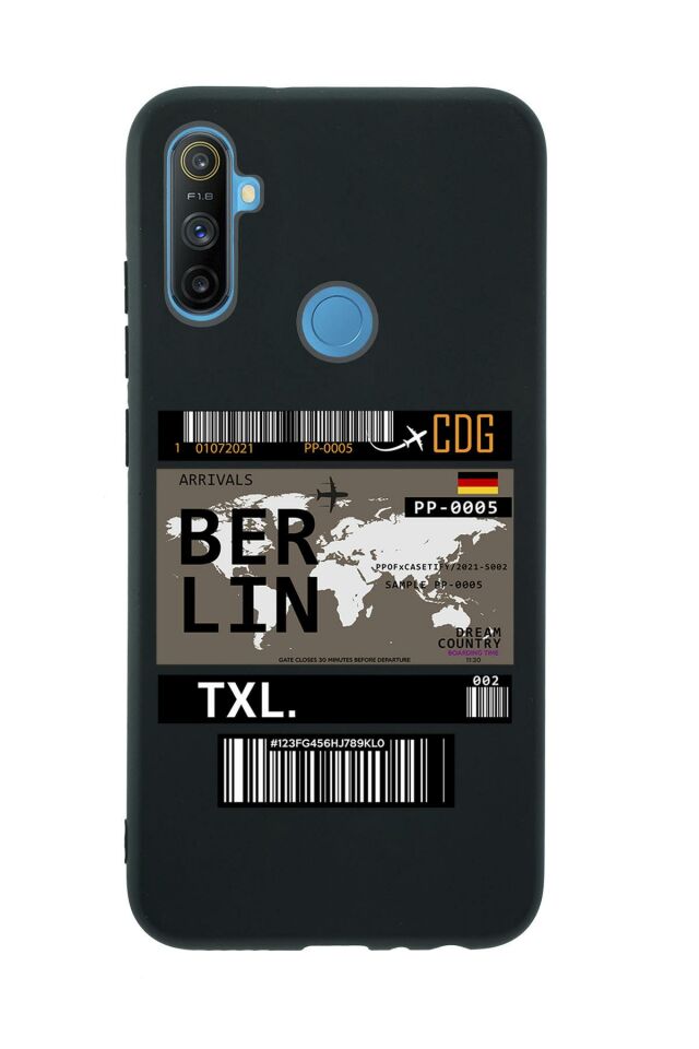 Realme C3 Berlin Premium Silikonlu Telefon Kılıfı
