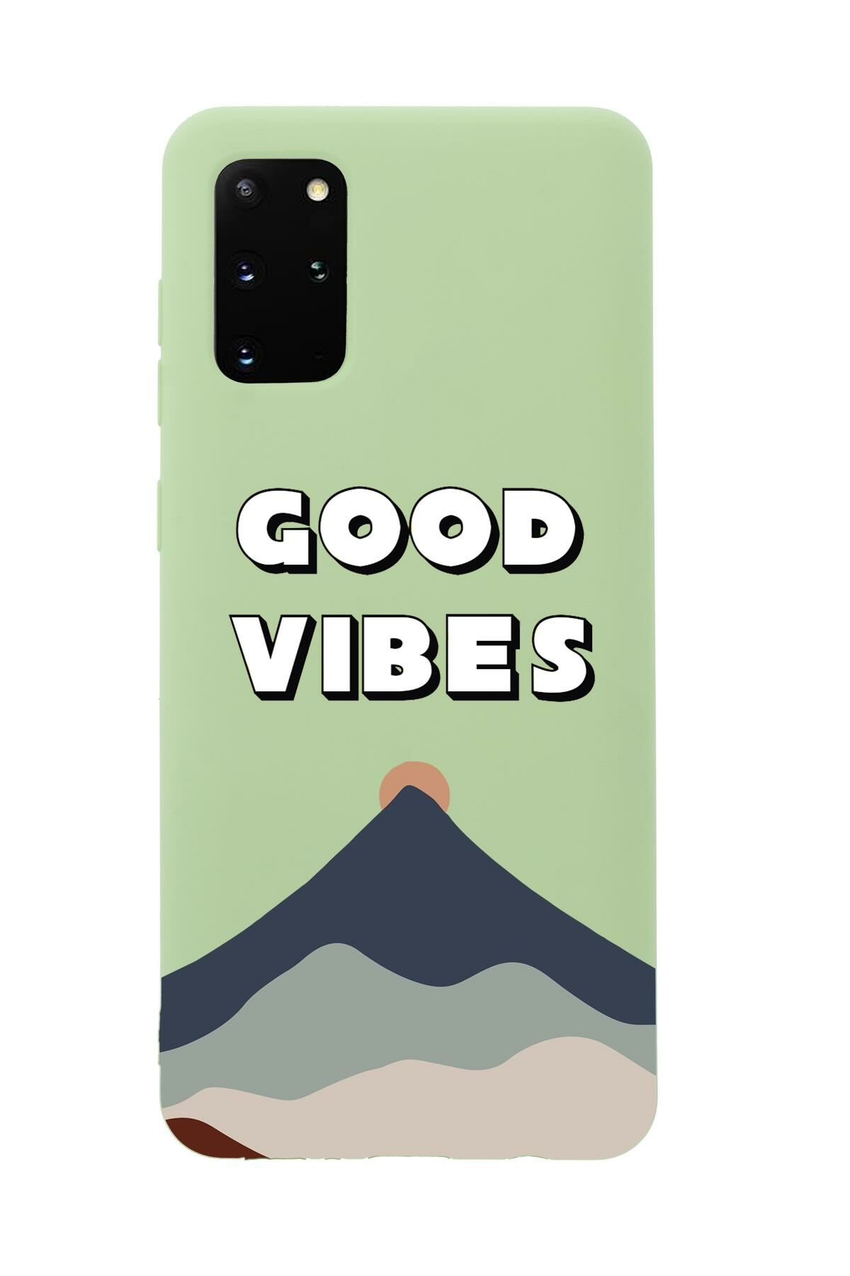 Samsung S20 Plus Good Vibes Premium Silikonlu Telefon Kılıfı