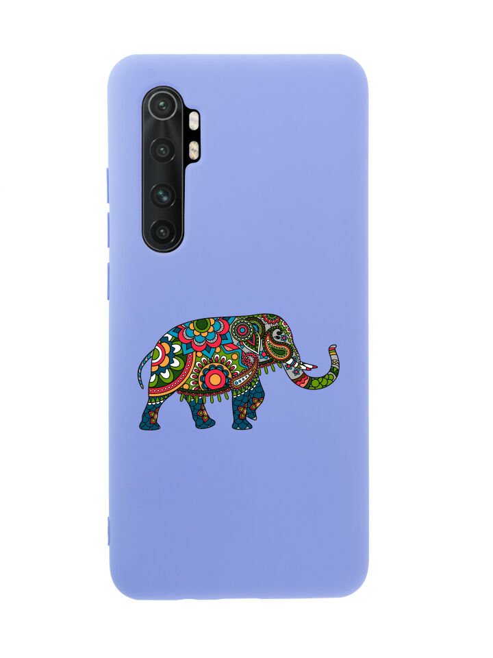 Xiaomi Note 10 Lite Mandala Fil Desenli Premium Silikonlu Telefon Kılıfı