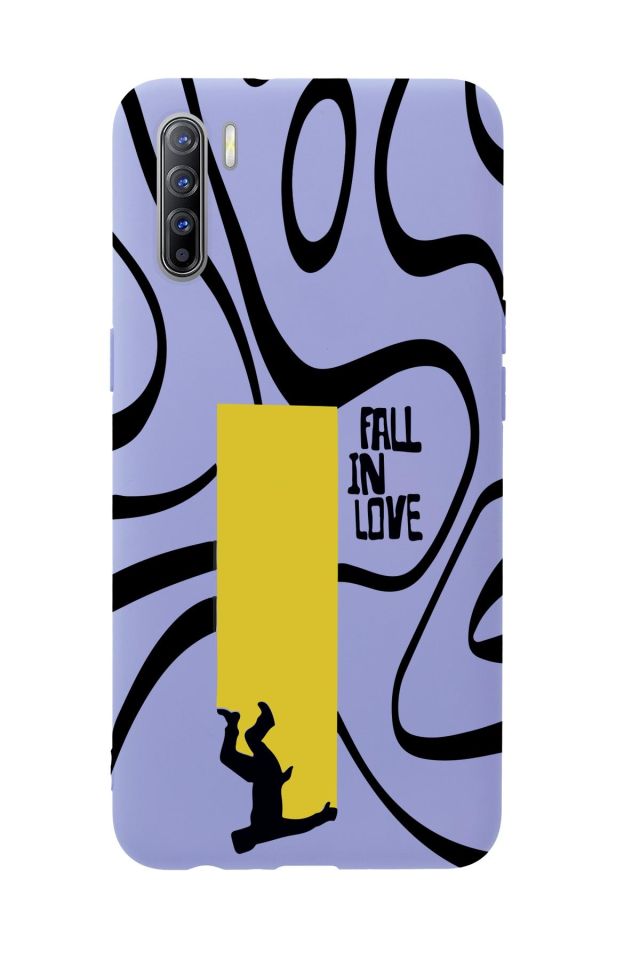 Oppo Reno 3 Fall In Love Premium Silikonlu Telefon Kılıfı