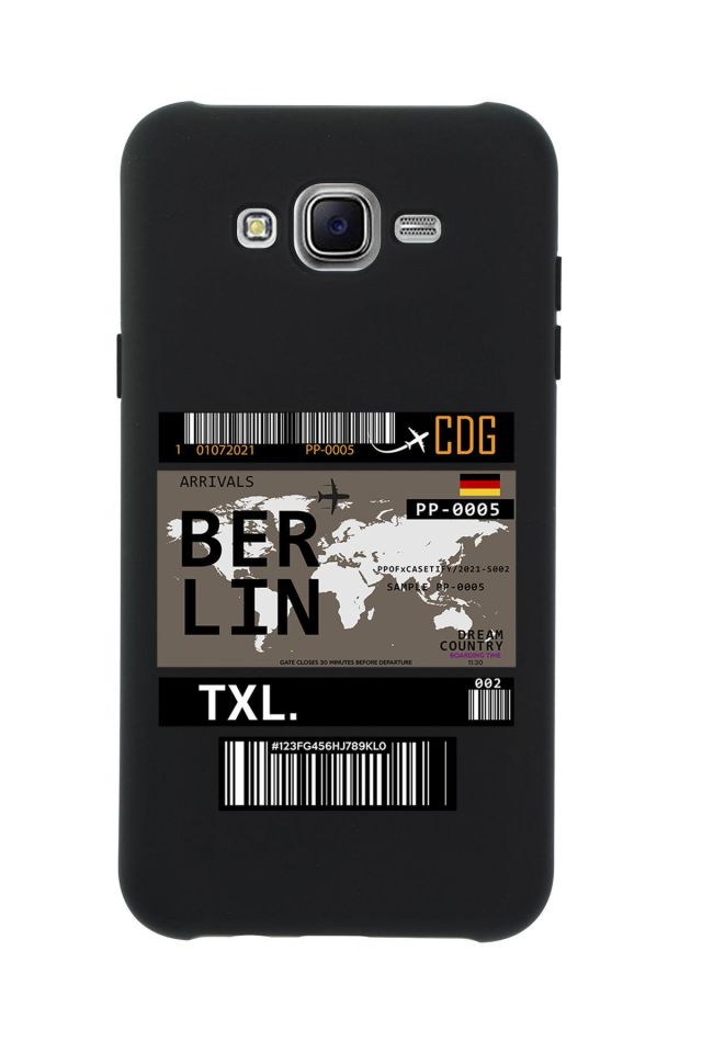 Samsung J7 Berlin Premium Silikonlu Telefon Kılıfı