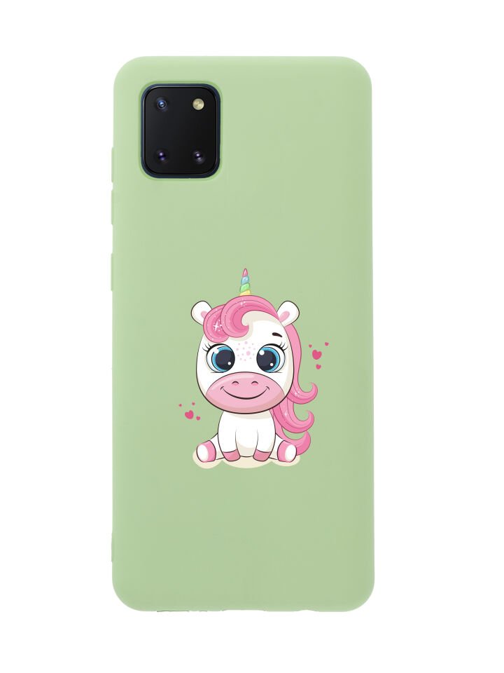 Samsung Note 10 Lite Unicorn Premium Silikonlu Telefon Kılıfı