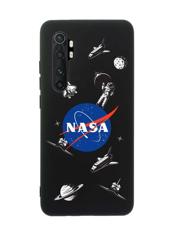 Xiaomi Note 10 Lite NASA Desenli Premium Silikonlu Telefon Kılıfı