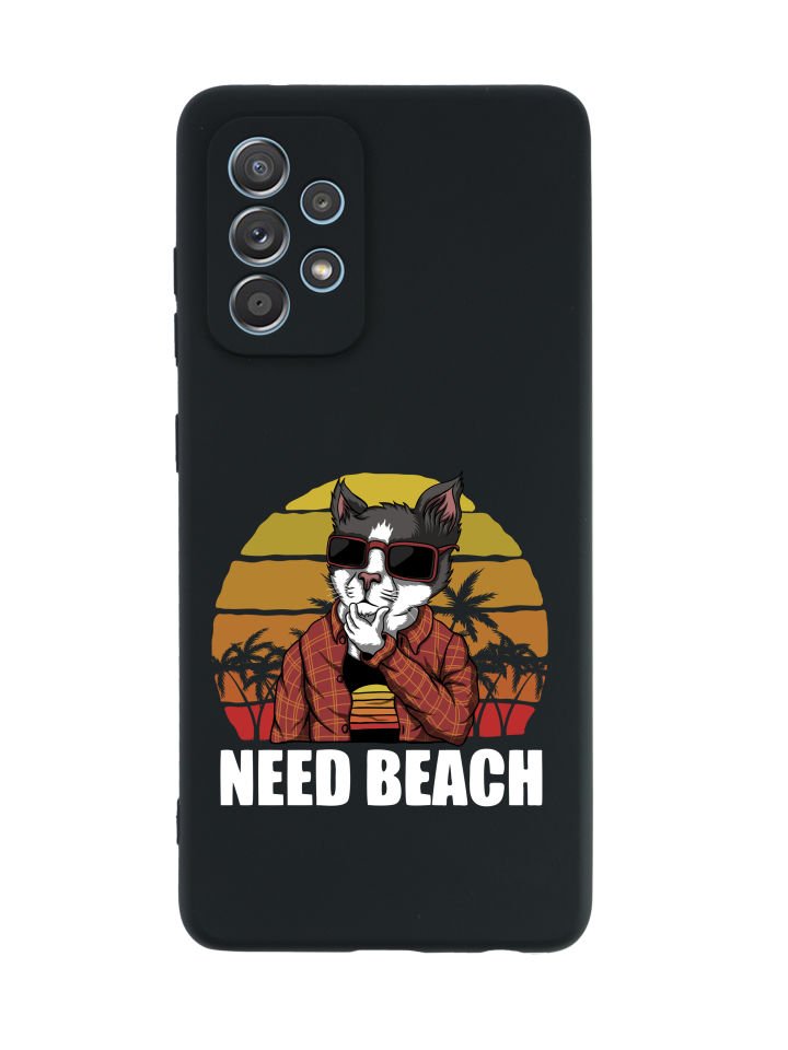 Samsung A72 Need Beach Premium Silikonlu Telefon Kılıfı