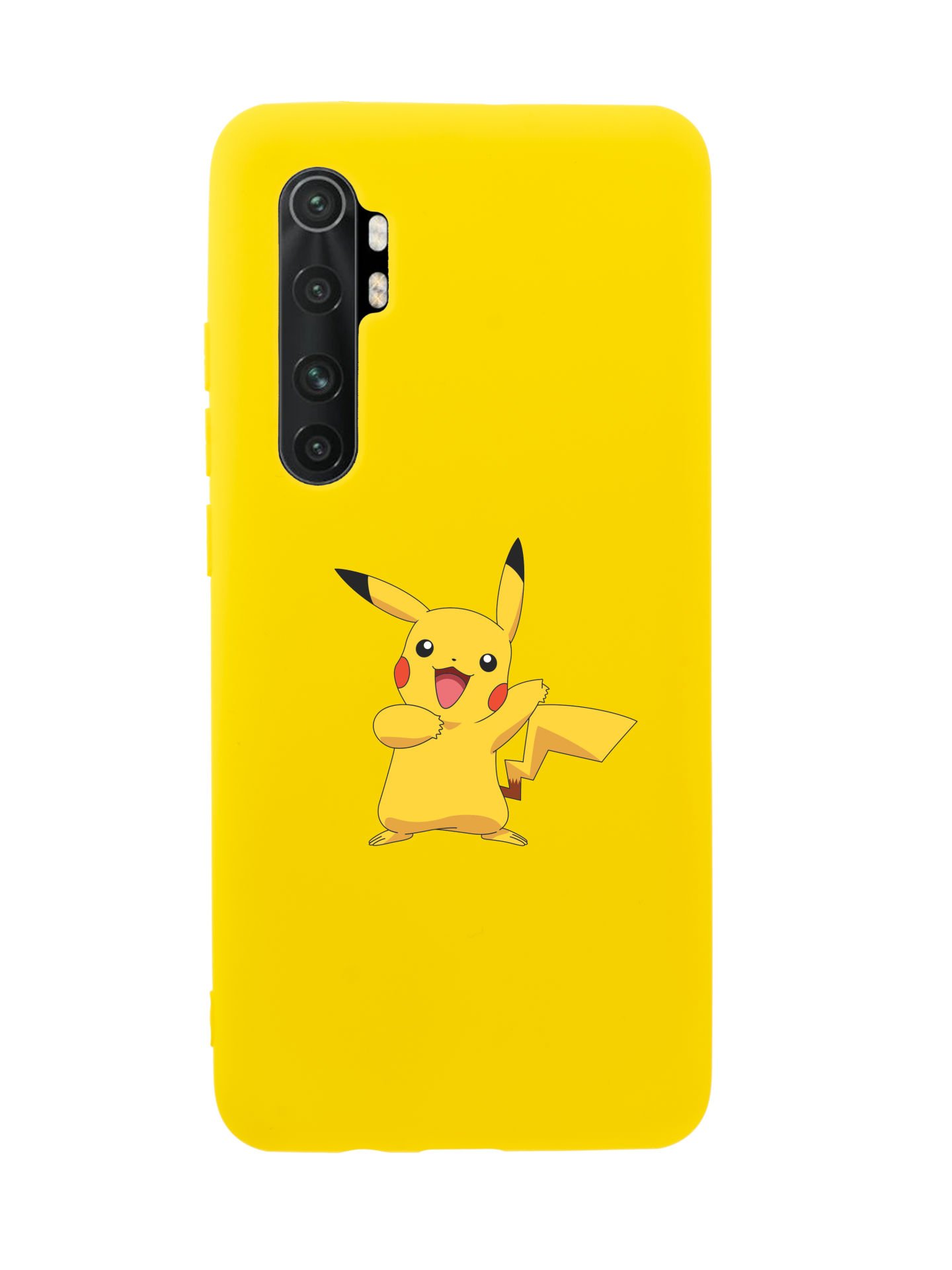 Xiaomi Note 10 Lite Pikachu Premium Silikonlu Telefon Kılıfı