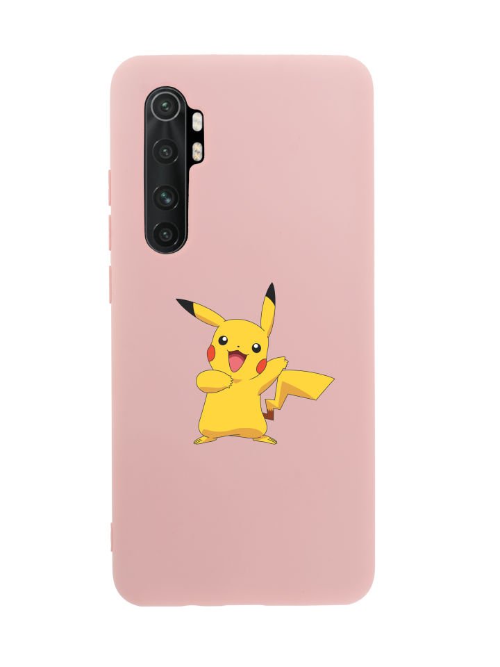 Xiaomi Note 10 Lite Pikachu Premium Silikonlu Telefon Kılıfı