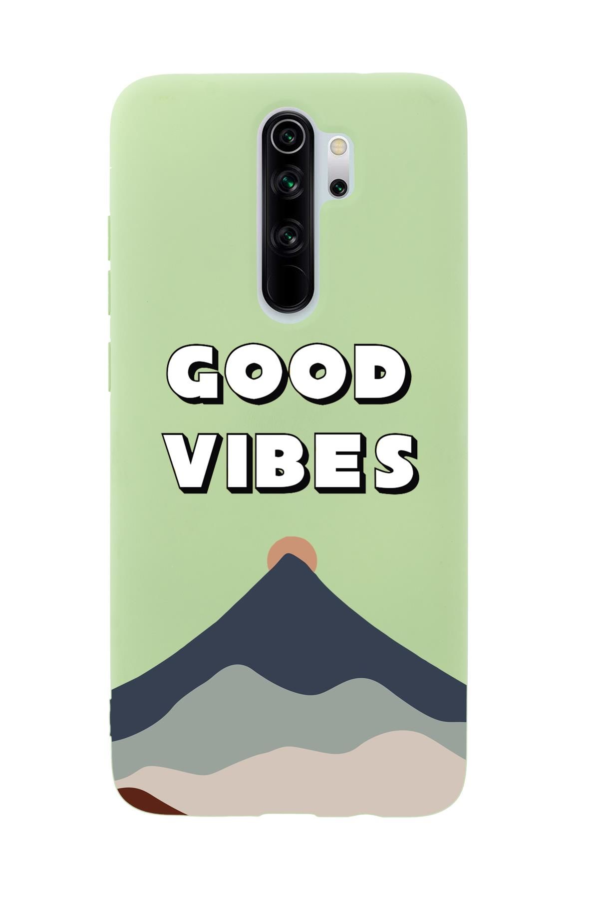 Xiaomi Redmi Note 8 Pro Good Vibes Premium Silikonlu Telefon Kılıfı