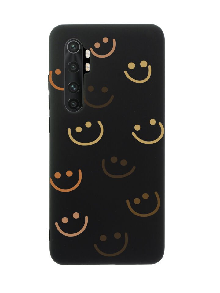 Xiaomi Note 10 Lite Smile Premium Silikonlu Telefon Kılıfı