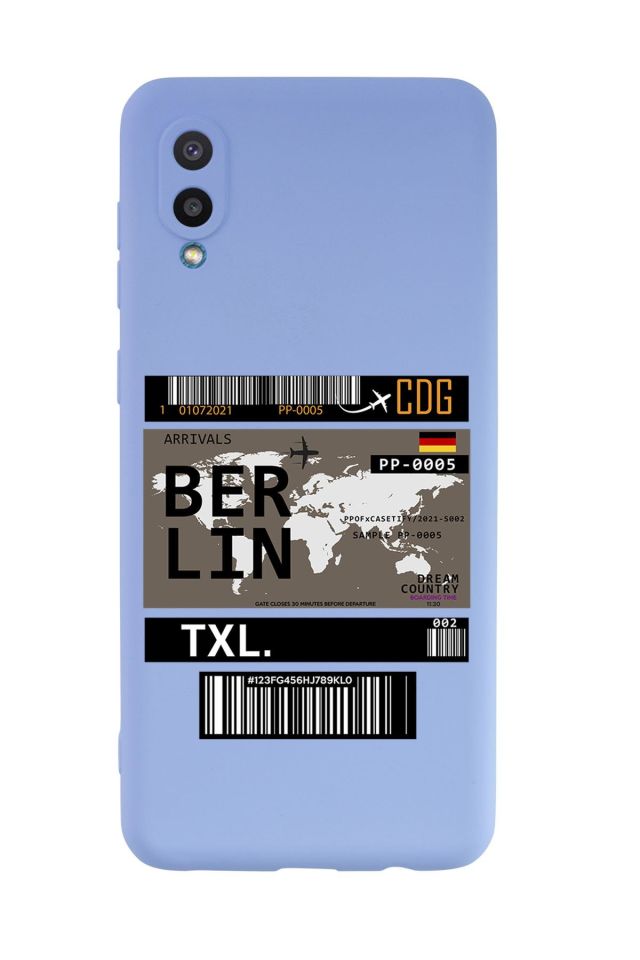 Samsung A02 Berlin Premium Silikonlu Telefon Kılıfı