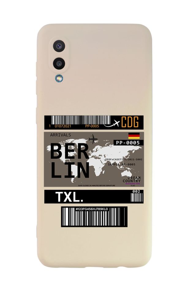 Samsung A02 Berlin Premium Silikonlu Telefon Kılıfı