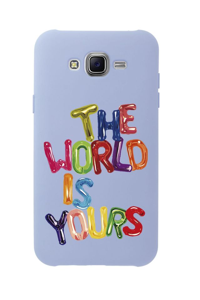 Samsung J7 The World Is Yours Desenli Premium Silikonlu Telefon Kılıfı