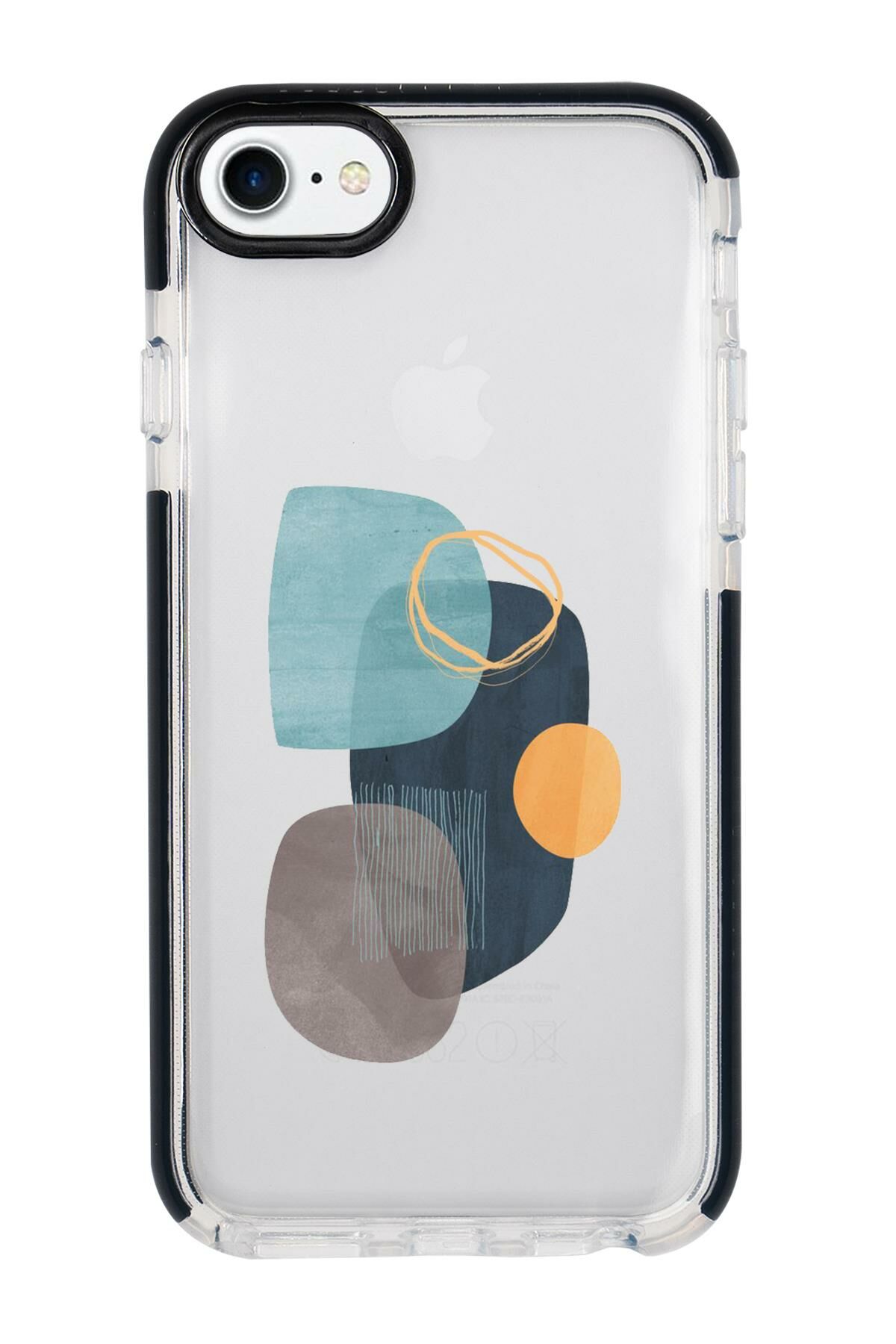 iPhone 7 Wall Art Desenli Candy Bumper Silikonlu Telefon Kılıfı